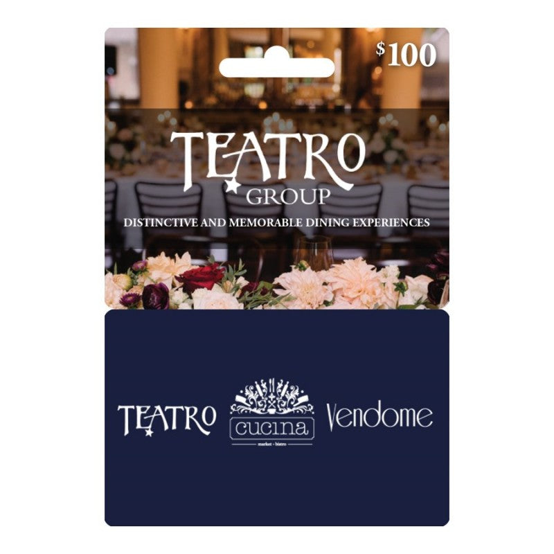 Teatro Group Gift Card - $100
