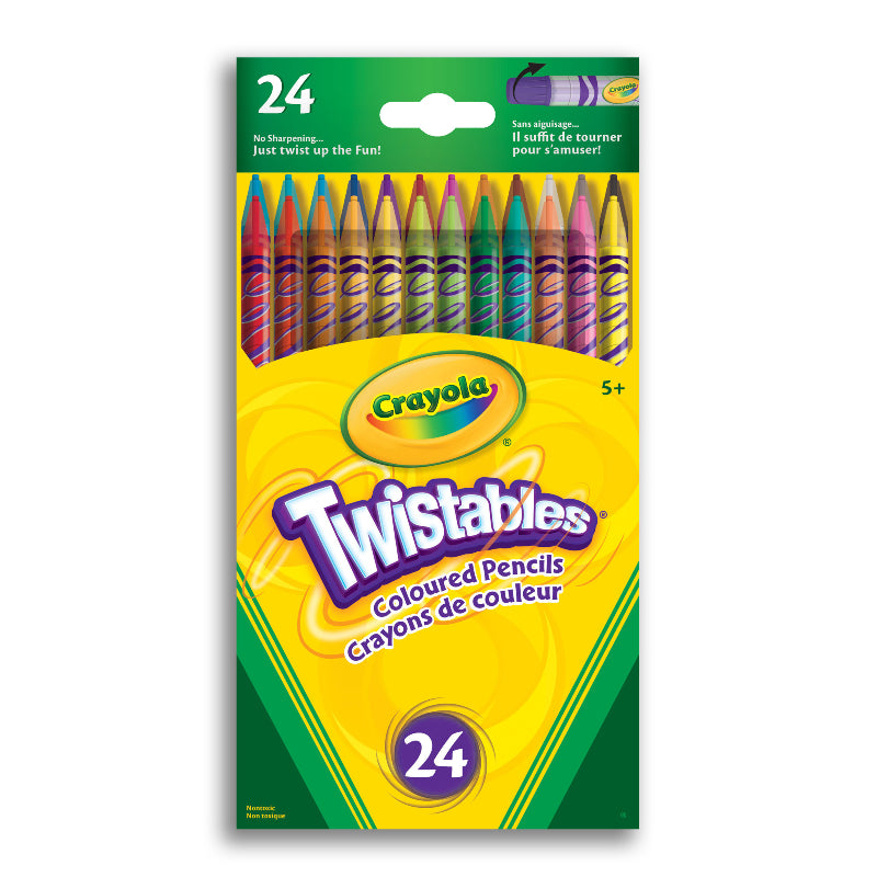Crayola Twistables Coloured Pencils - 24s