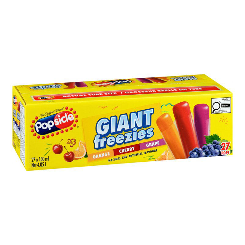 Popsicle Giant Freezies - 27 x 150ml