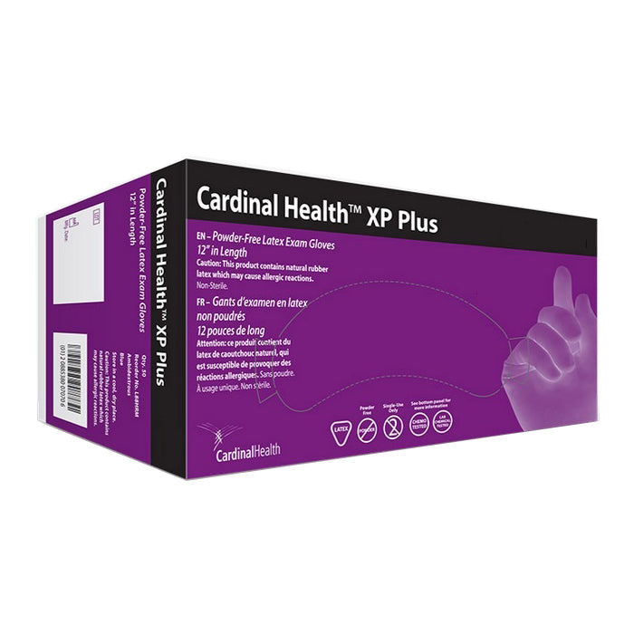 Extended Cuff Latex Examination Glove, Powder-Free
