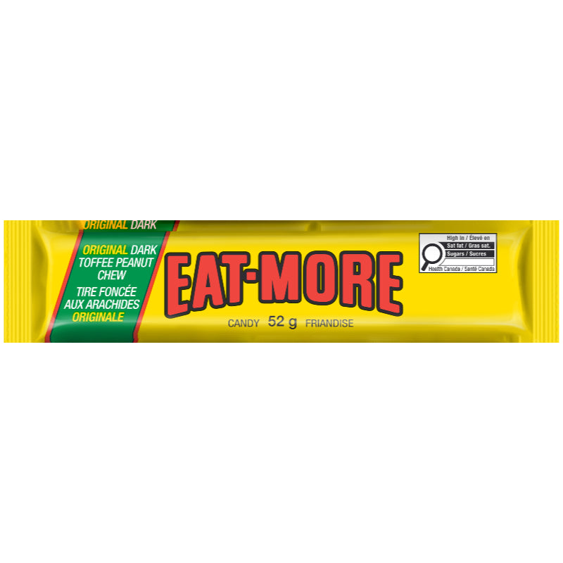 Hershey's Eat-More Bar - Original Dark Toffee Peanut Chew - 52g