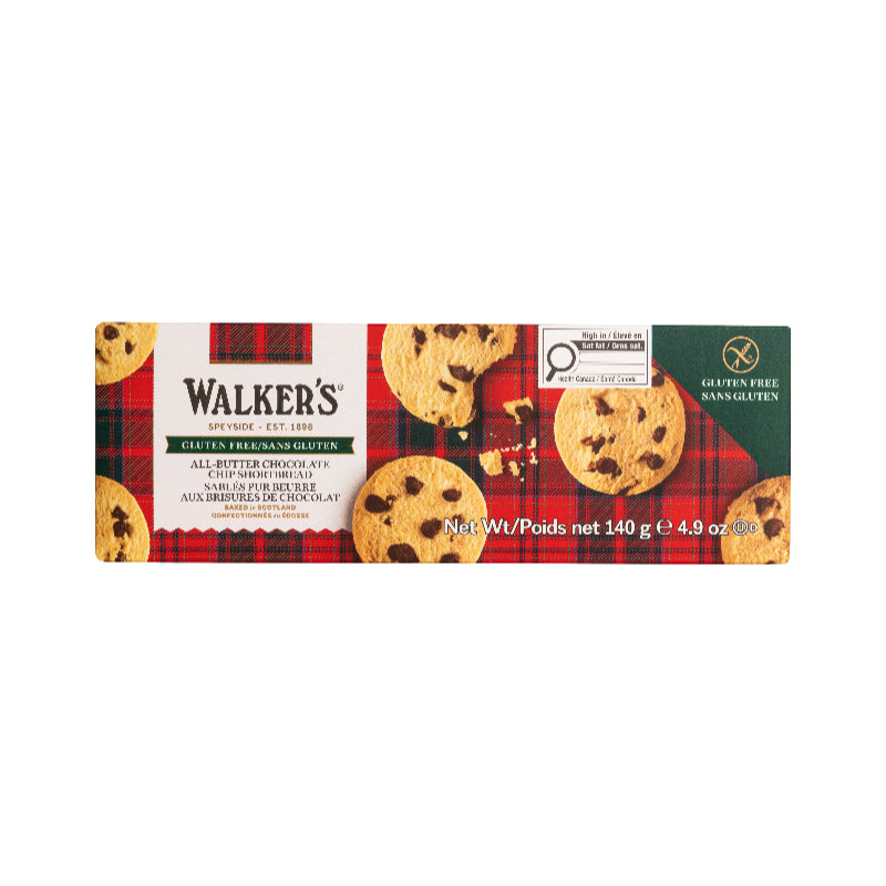 Walkers Shortbread Cookies - Chocolate Chip - 140g