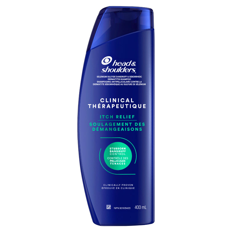 Head & Shoulders Clinical Itch Relief Stubborn Dandruff Control Shampoo - 400ml