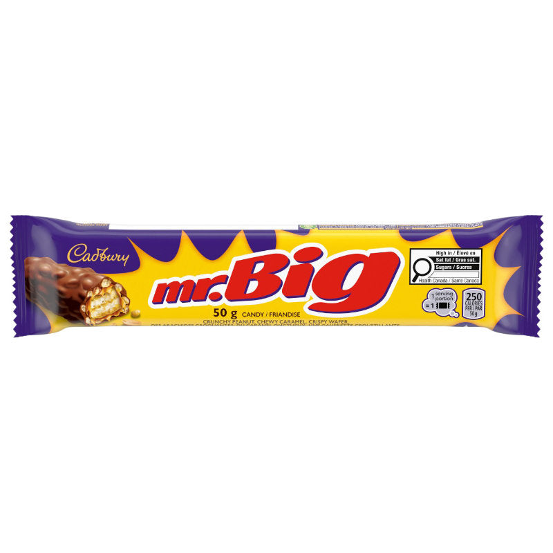 Cadbury Mr. Big Chocolatey Candy Bar - 50g