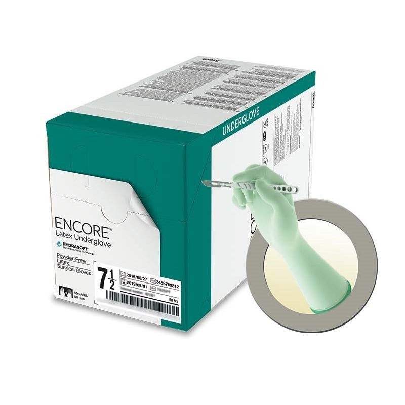 ENCORE® Surgical Latex Underglove - 50 Pairs/Box - 4 Boxes/Case