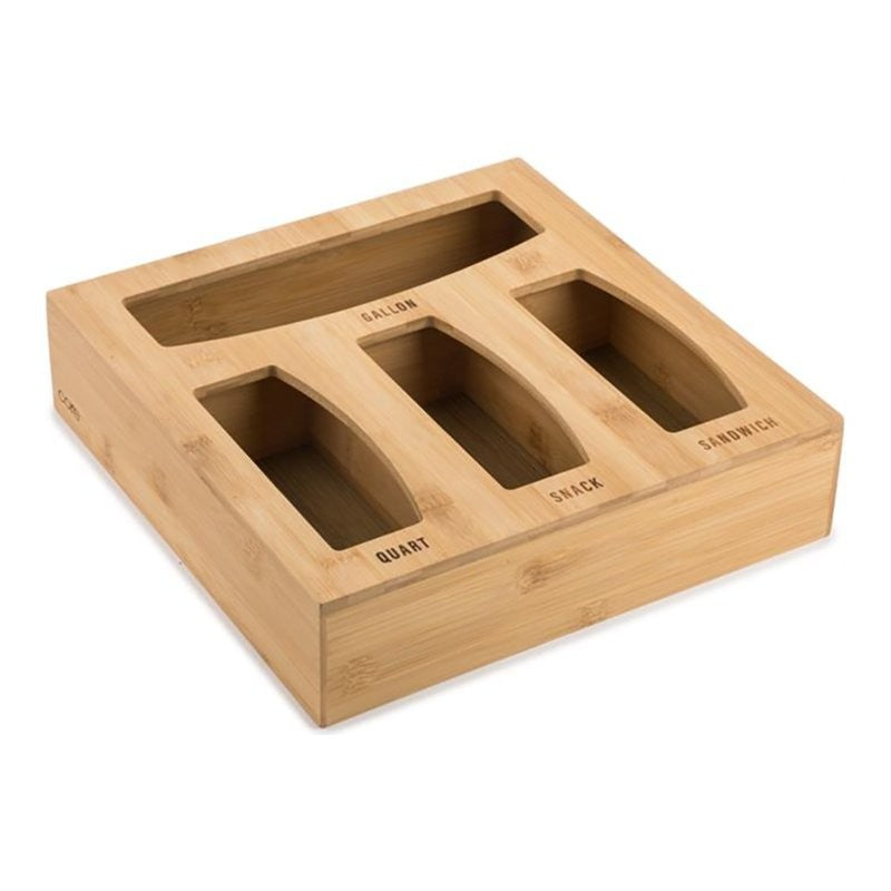Core Kitchen Plastic Bag Organizer - Brown