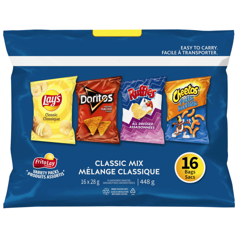 Frito-Lay Chips Variety Pack - Classic Mix - 448g