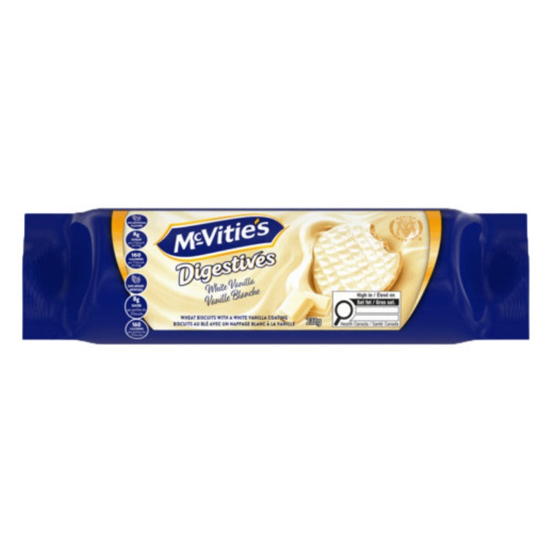 McVitie's Digestive White Vanilla Wheat Biscuits - 232g