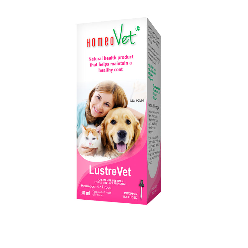 HomeoVet Homeopathic Drops for Cats and Dogs - Lustrevet - 30ml