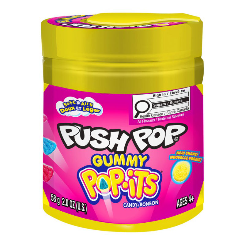 Push Pop Popits Gummy Candy - 58g