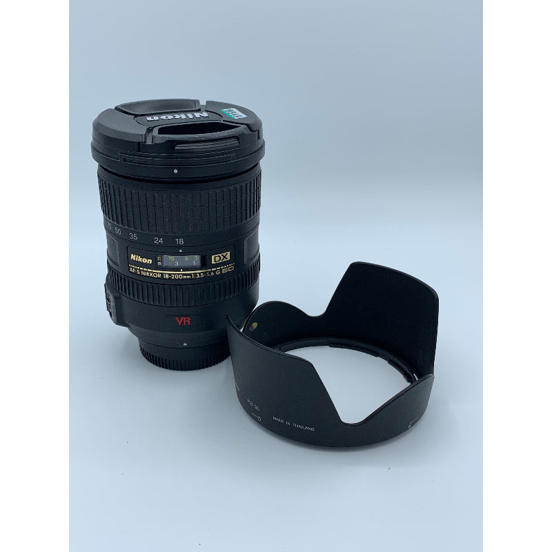 USED: Nikon AF-S NIKKOR 18-200mm f/3.5-5.6 ED DX Lens - Black - 8/10 - #3113395