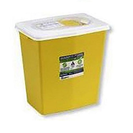 Sharps Container, Large Volume, with sliding lid