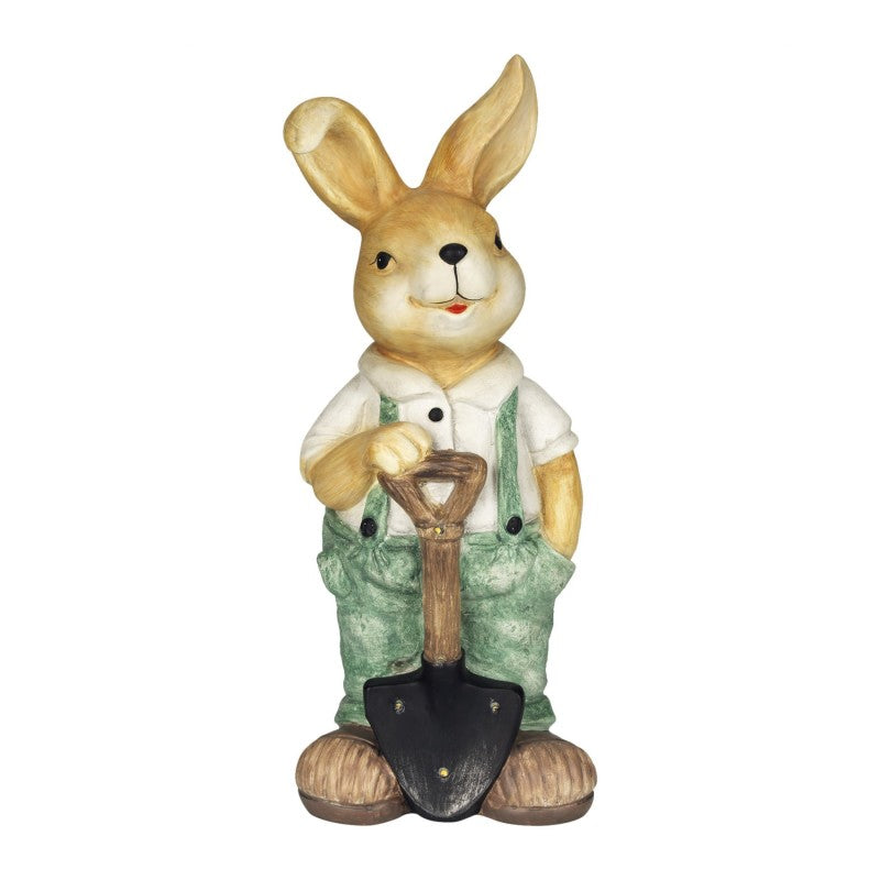 Collection by London Drugs Decorative Figurine - Krista the Rabbit with Shovel