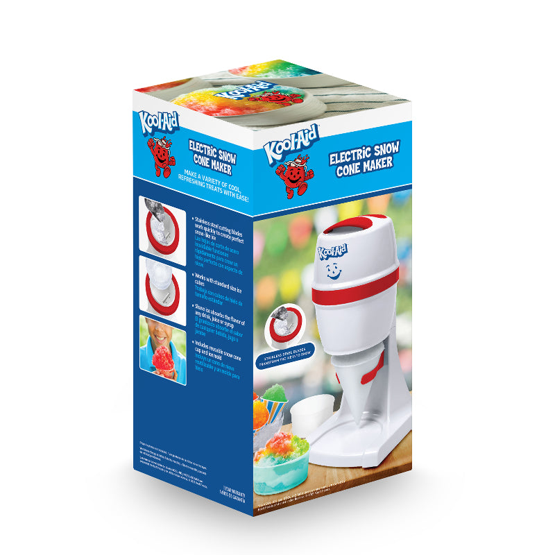Kool-Aid Shaved Ice Machine - White / Red - KAESHVICEWM2WRD - Open Box or Display Models Only