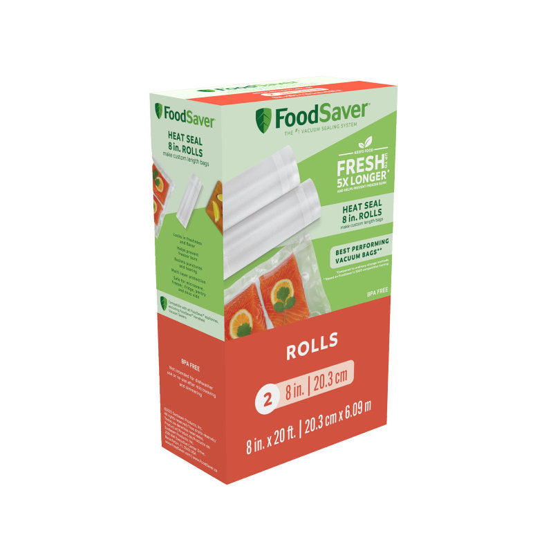 FoodSaver Roll for Vacuum Bag Sealer - 20.3cm x 6.09m - 2's
