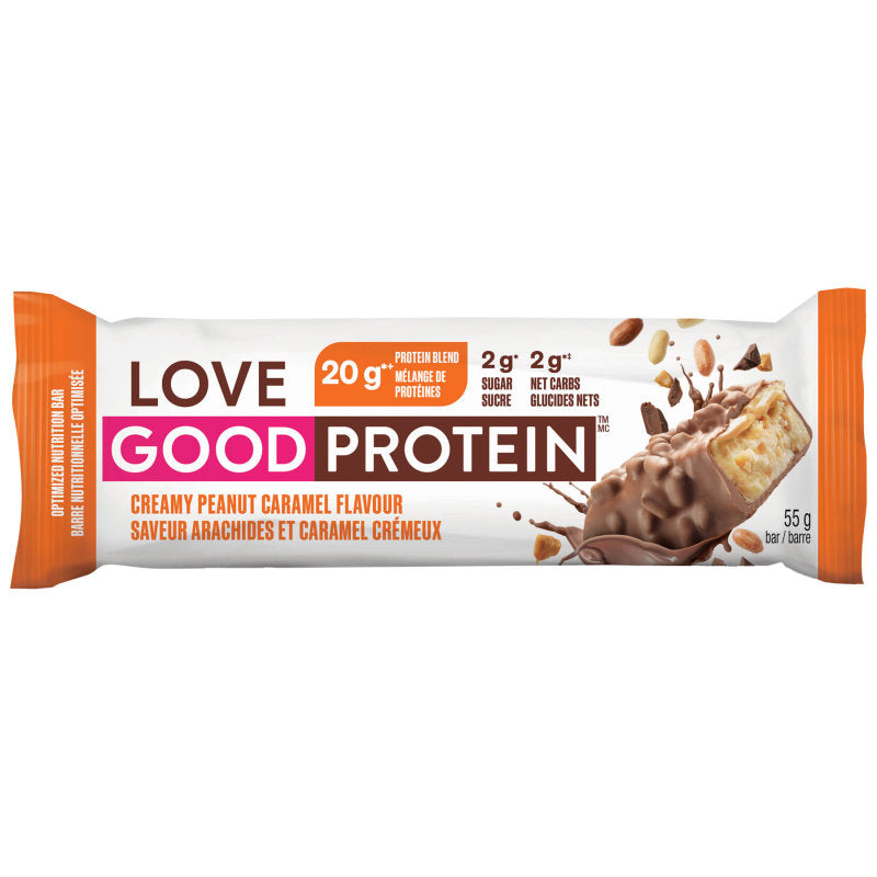 Love Good Protein Caramel Flavored Protein Bar - 55g