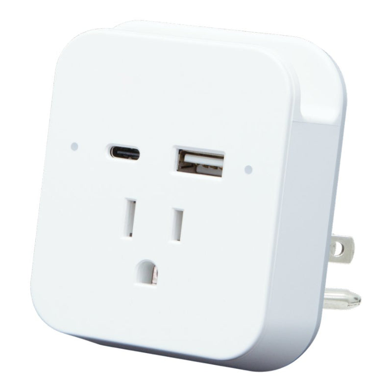 Helix USB-A &amp; USB-C Wall Charger - White - ETHCHGWO
