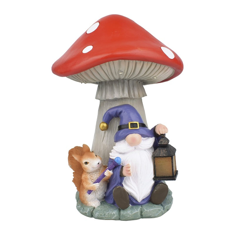 Collection by London Drugs Decorative Figurine - Gnome on Mushroom - 18X17X26CM