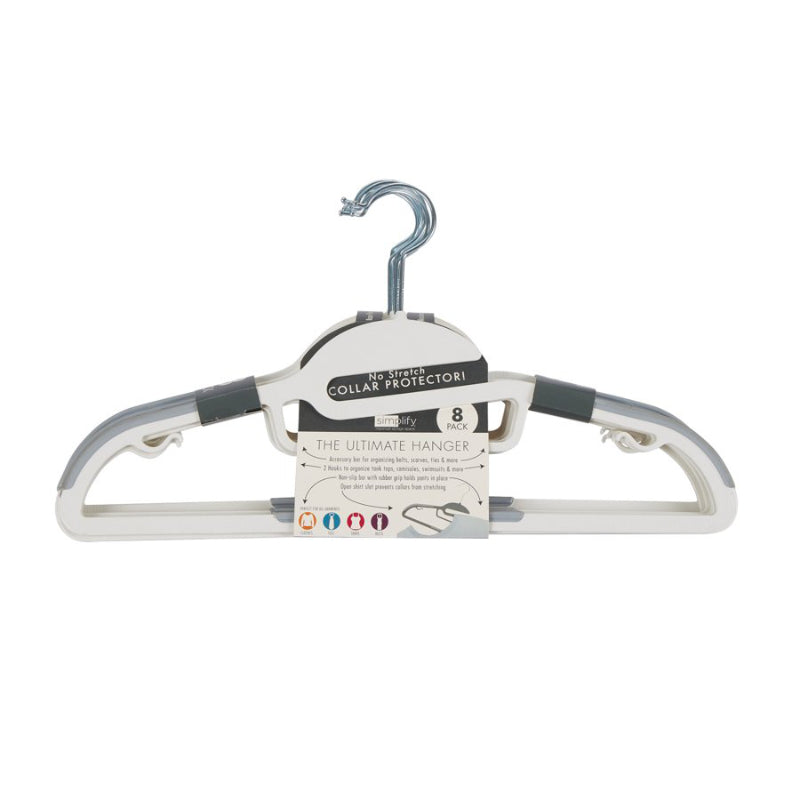 Simplify Ultimate Clothes Hanger - White - 8's