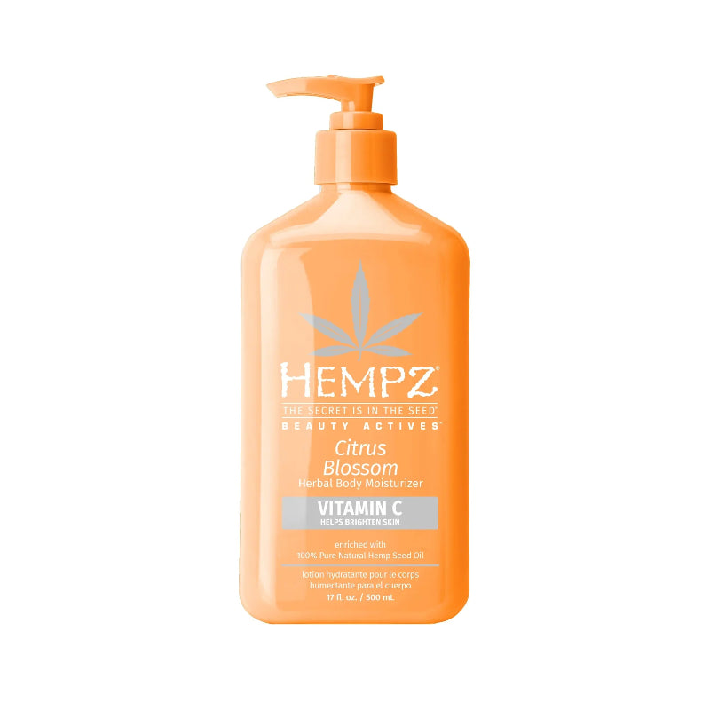 Hempz Beauty Actives Herbal Body Moisturizer with Brightening Vitamin C - Citrus Blossom - 500ml