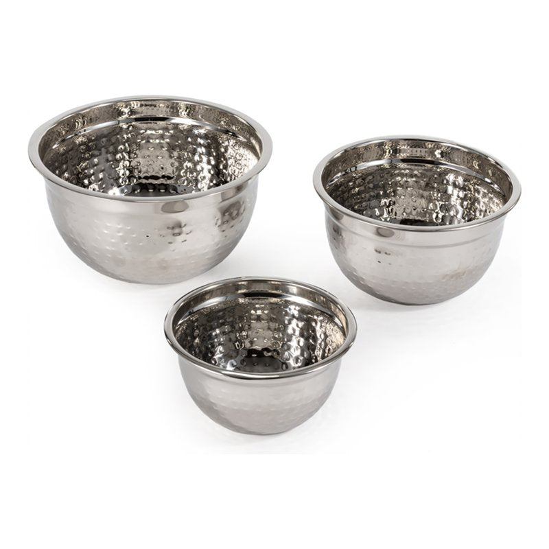 Sully Mixing Bowl Set - Silver - 3 piece