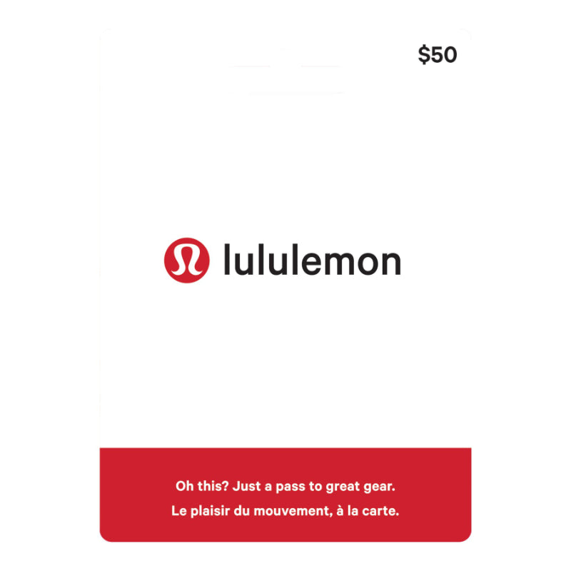 Lululemon Gift Card - $50