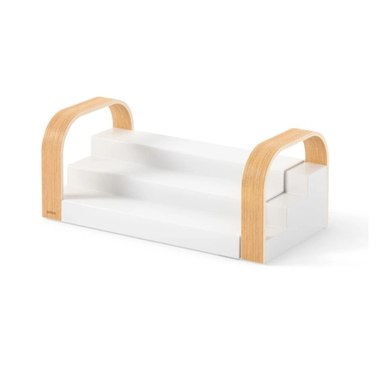 Umbra Bellwood 3 Tier Spice Shelf - White / Natural