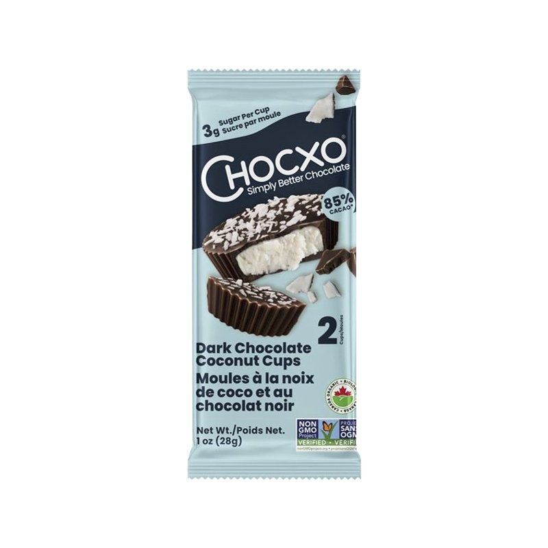 Chocxo Dark Chocolate Coconut Candy - 28g