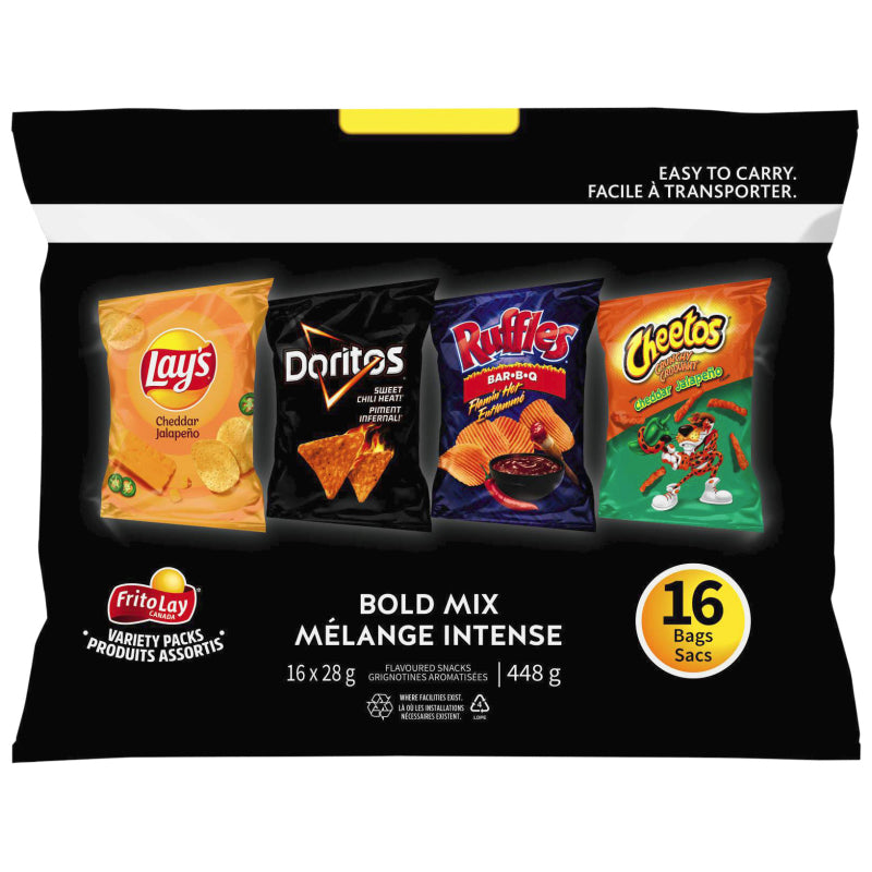 Frito-Lay Chips Variety Pack - Bold Mix - 448g