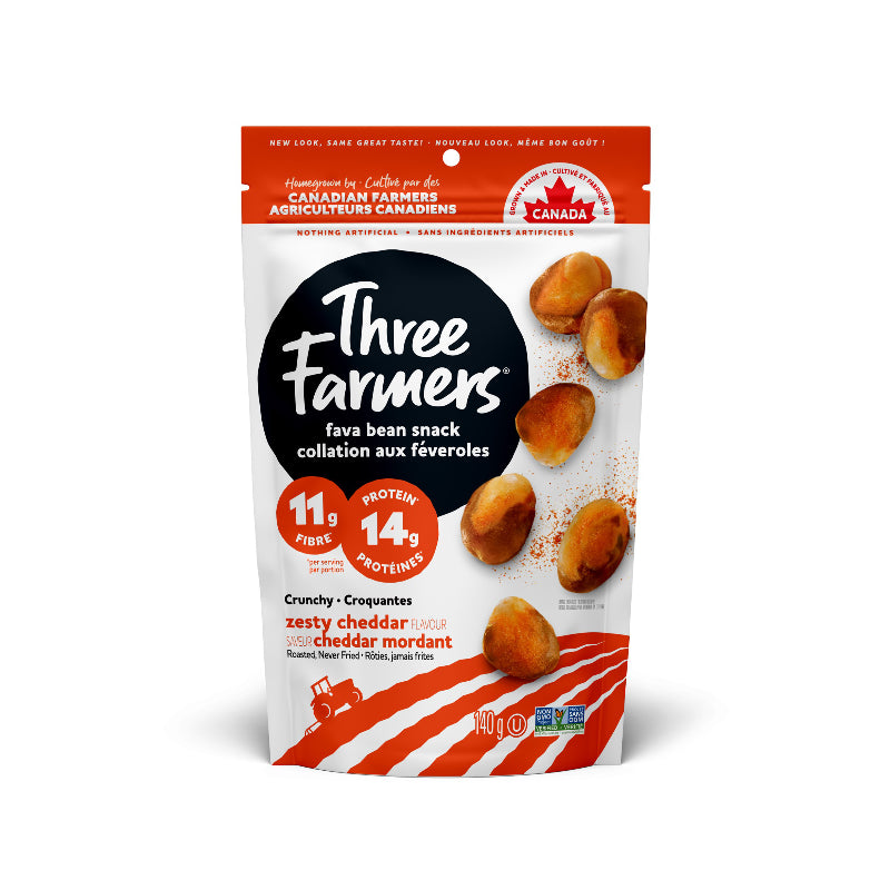 Three Farmers Fava Beans Cheddar - 140g