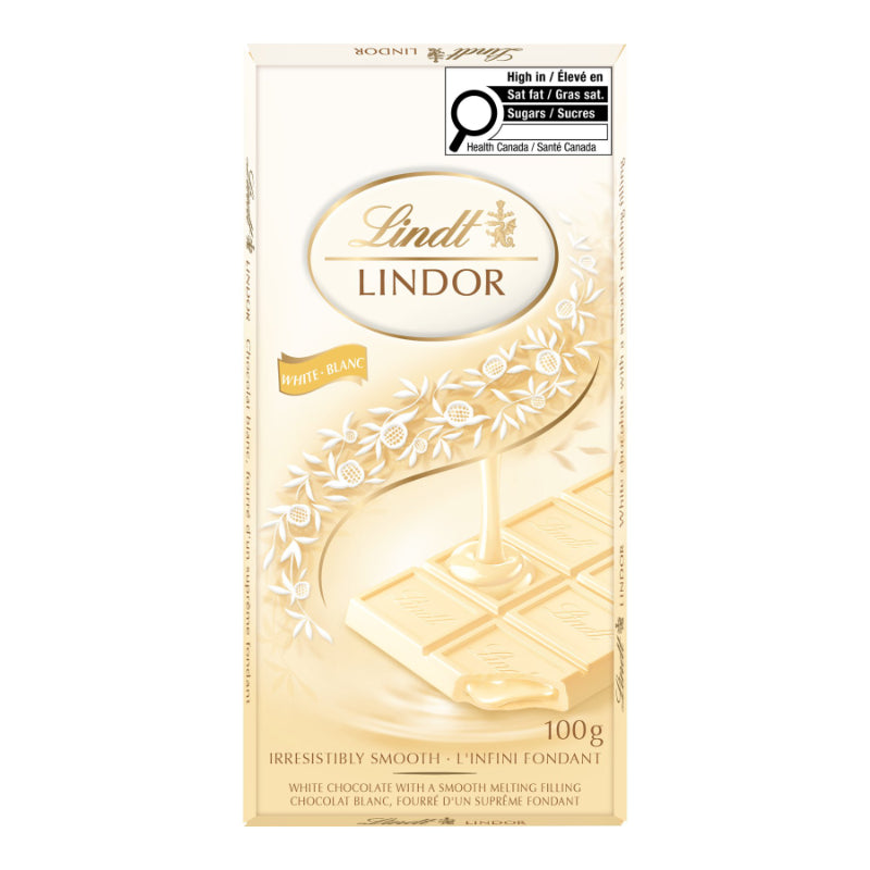 Lindt LINDOR White Chocolate Bar - 100g
