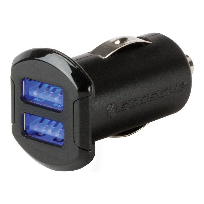Scosche reVOLT 2 x USB-A Car Power Adapter - Black - SC-USBC152M