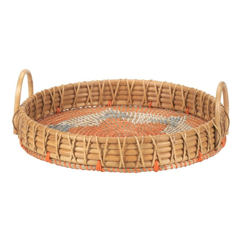 Collection by London Drugs Rattan Tray - Flora