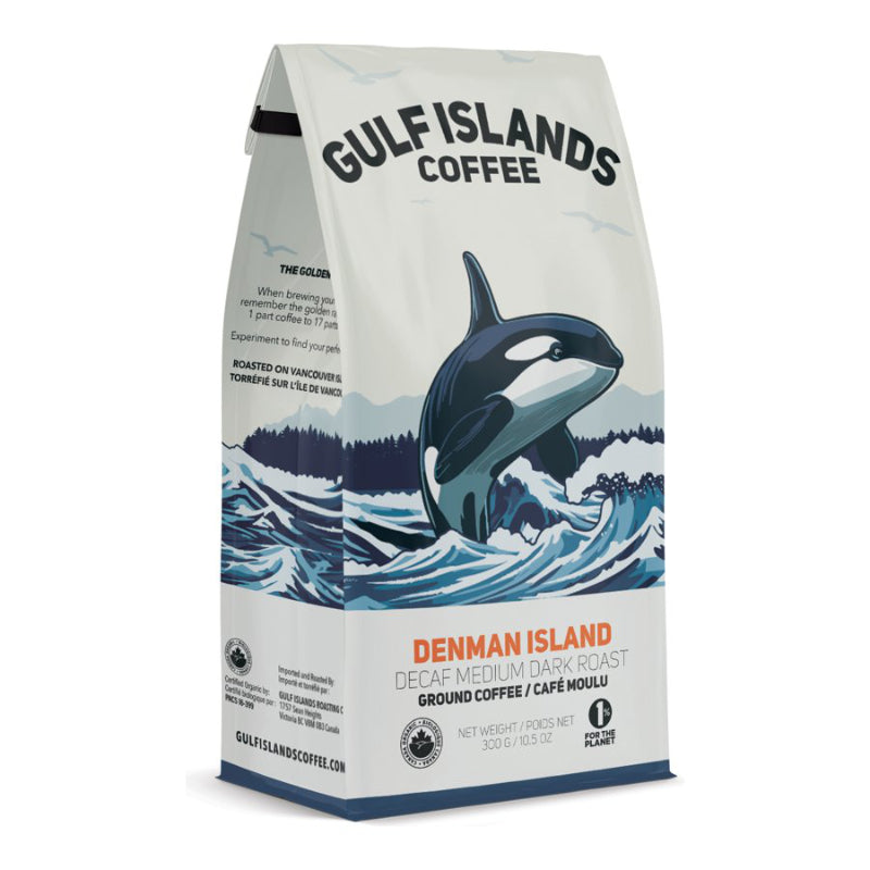 Gulf Islands Denman Island Decaffeinated Ground Coffee - 300g