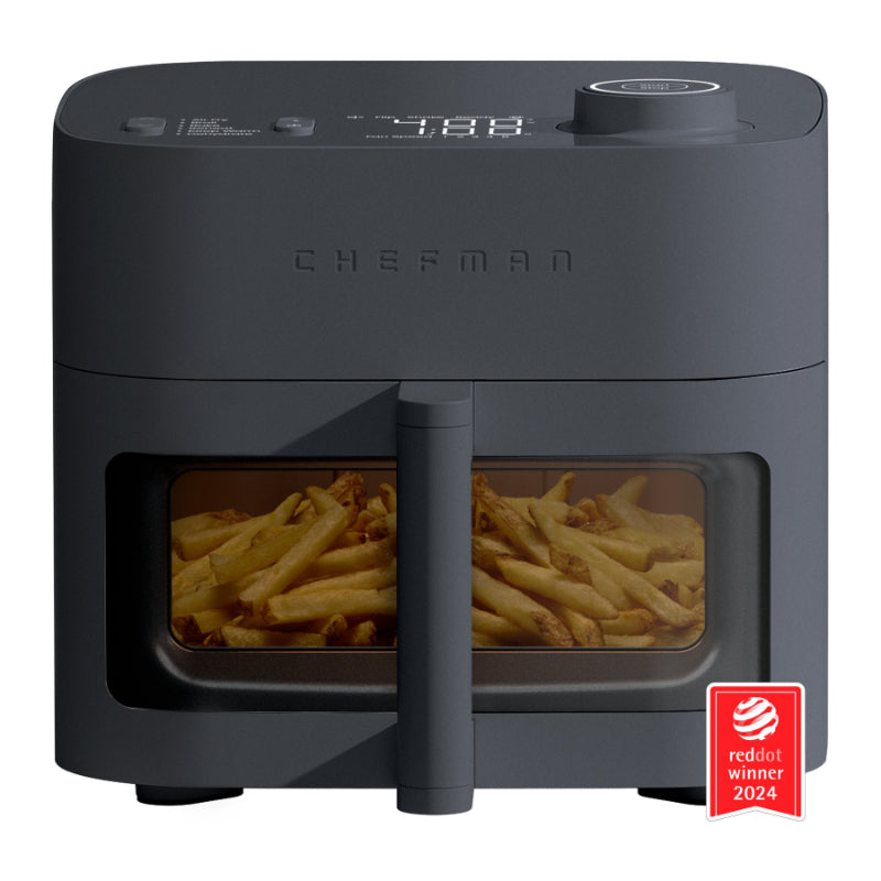 Chefman Crispinator Hot Air Fryer - Midnight - 7.57L - RJ38-T1-MID-CA