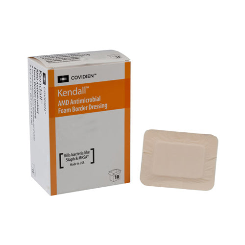 Kendall™ AMD Foam Border Dressings (Acrylic Adhesive)