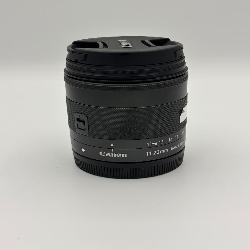 USED: Canon EF-M 11-22mm f/4-5.6 IS STM Lens - Black - 10/10 - #593205000553