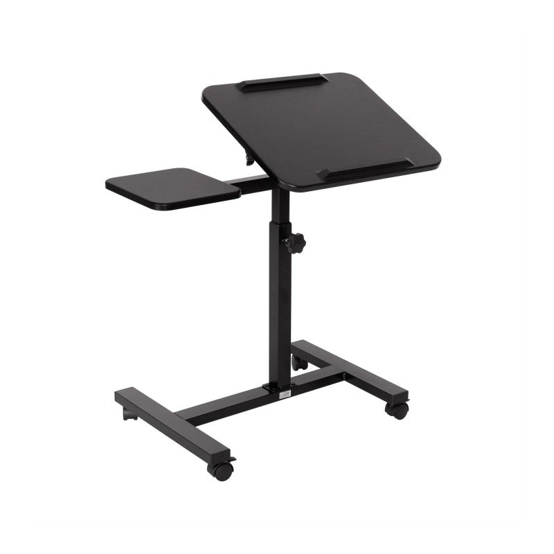 Seville Classics AIRLIFT Mobile Sit/Standing Desk - Black