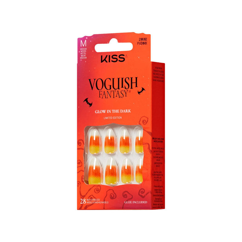 KISS Voguish Fantasy Glow in the Dark Limited Edition False Nails Kit - Sweet Creature - 28 pieces