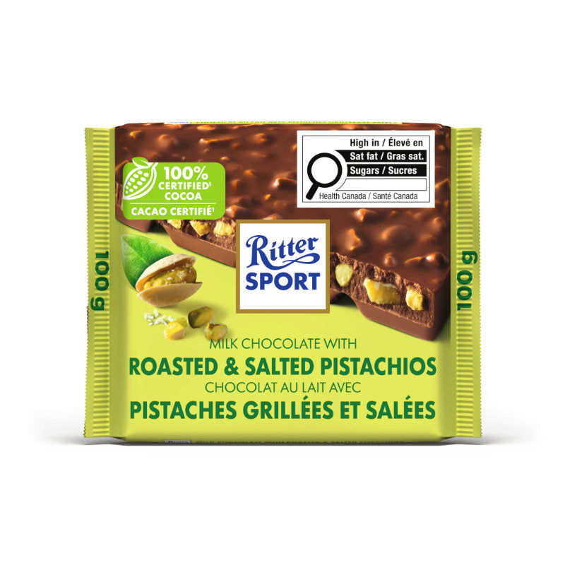 Ritter Sport Nut Selection Pistachio Chocolate Bar - Limited Edition - 100g