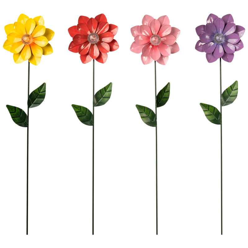 Moonrays LED Decoration Garden Light - Flower - Assorted - 11x6x49cm