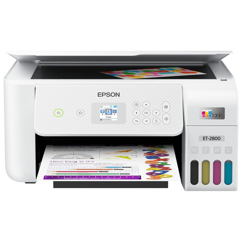 Epson EcoTank All-in-One Cartridge-Free Supertank Printer - White - ET-2800W