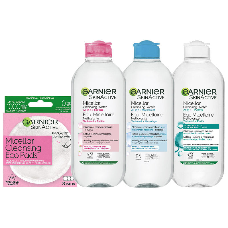 Garnier SkinActive All-In-1 + Purifies Micellar Cleansing Water - 400ml