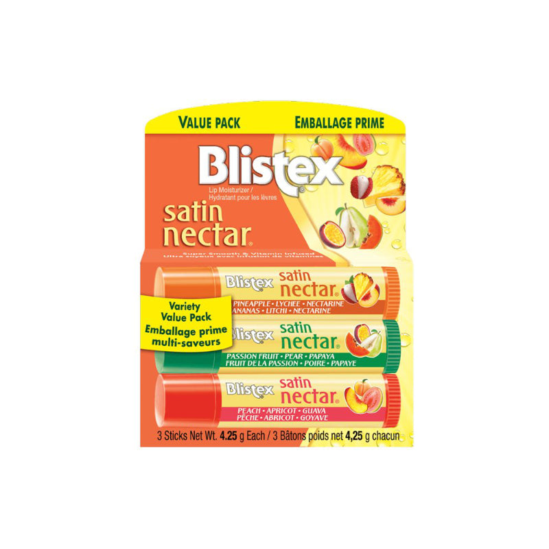 Blistex Satin Nectar Lip Moisturizer Set - 3 piece