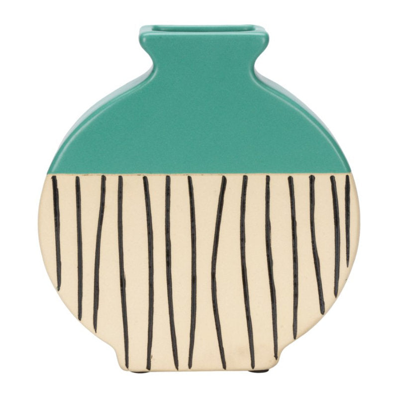 Collection by London Drugs Earthenware Slice Decorative Vase - 19cm