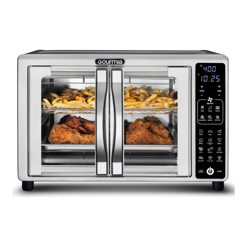 Gourmia Hot Air Fryer Oven - Black/Silver - GTF2448