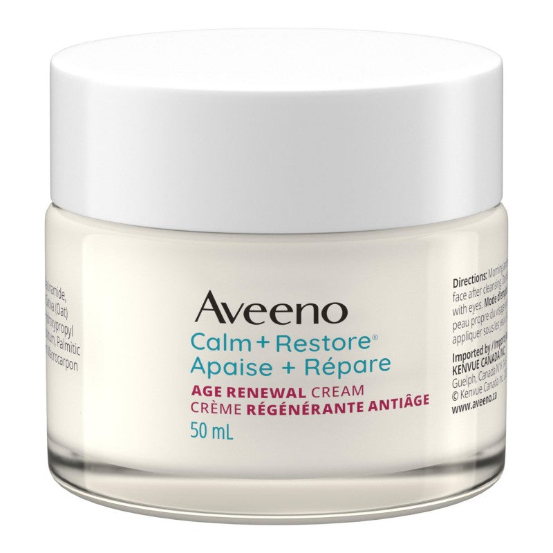 Aveeno CALM+RESTORE Age Renewal Cream - 50ml