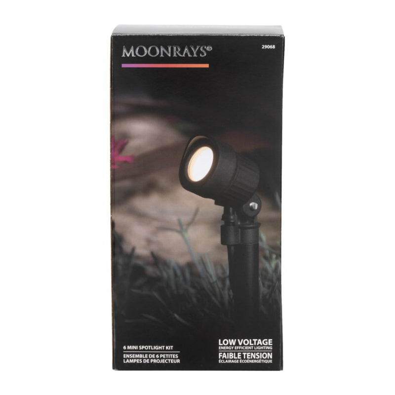 Moonrays Mini Spot Light - 6 pack