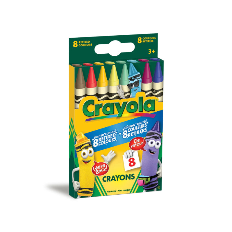 Crayola Limited Edition Retired Colours Crayons - 8's