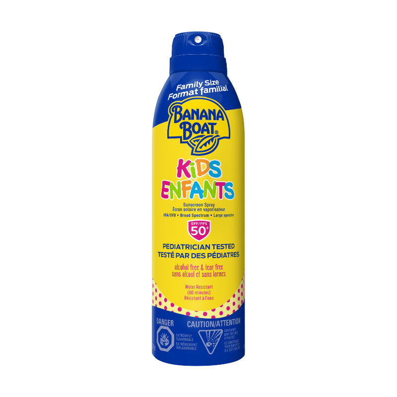 Banana Boat Kids Family Size Sunscreen Spray - SPF 50+ - 226g